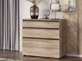 Комод КМ-01 Энигма (венге/дуб каньон) в Краснообске - krasnoobsk.mebel-nsk.ru | фото