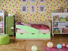 Кровать детская Бабочки 1,8 м в Краснообске - krasnoobsk.mebel-nsk.ru | фото