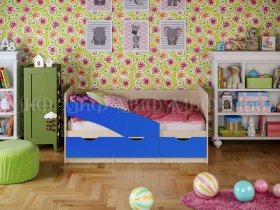 Кровать детская Бабочки 2,0 м в Краснообске - krasnoobsk.mebel-nsk.ru | фото
