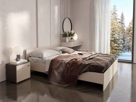 Кровать двухспальная 1,6м Гиза в Краснообске - krasnoobsk.mebel-nsk.ru | фото