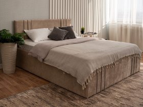 Кровать двуспальная 1,4м с подъем. мех. Леванте в Краснообске - krasnoobsk.mebel-nsk.ru | фото