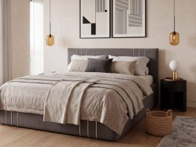 Кровать двуспальная 1,6м с подъем. мех. Леванте в Краснообске - krasnoobsk.mebel-nsk.ru | фото