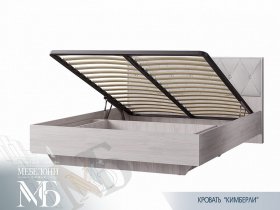 Кровать двуспальная с подъем. мех. 1,6 м  Кимберли КР-13 в Краснообске - krasnoobsk.mebel-nsk.ru | фото