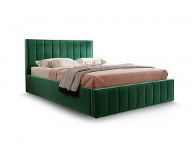 Кровать мягкая 1,6 Вена стандарт, вар.1 в Краснообске - krasnoobsk.mebel-nsk.ru | фото