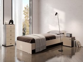 Кровать односпальная 0,9м Гиза в Краснообске - krasnoobsk.mebel-nsk.ru | фото
