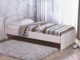Кровать односпальная 80 с низкой спинкой (ясень шимо светлый) в Краснообске - krasnoobsk.mebel-nsk.ru | фото