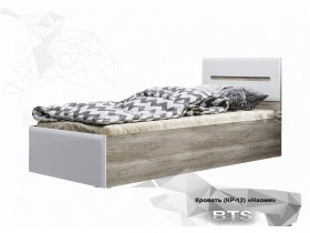 Кровать односпальная Наоми КР-12 в Краснообске - krasnoobsk.mebel-nsk.ru | фото