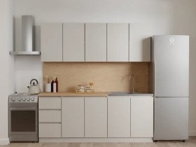 Кухонный гарнитур Мори 2,0 м (сатин) в Краснообске - krasnoobsk.mebel-nsk.ru | фото