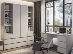 Модульная детская Люмо (кашемир) в Краснообске - krasnoobsk.mebel-nsk.ru | фото