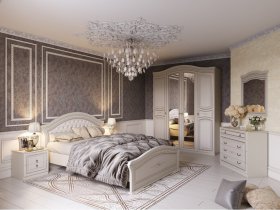 Модульная спальня Николь (Мебельград) в Краснообске - krasnoobsk.mebel-nsk.ru | фото