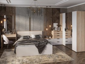 Модульная спальня Норд в Краснообске - krasnoobsk.mebel-nsk.ru | фото