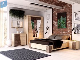 Модульная спальня Санремо в Краснообске - krasnoobsk.mebel-nsk.ru | фото