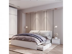 Модульная спальня Симпл в Краснообске - krasnoobsk.mebel-nsk.ru | фото