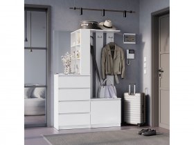 Прихожая Симпл ПР-04 (белый) в Краснообске - krasnoobsk.mebel-nsk.ru | фото