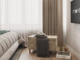 Пуф Чарли-2 (капучино) в Краснообске - krasnoobsk.mebel-nsk.ru | фото
