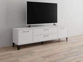Тумба под ТВ Парус-13 (белый) в Краснообске - krasnoobsk.mebel-nsk.ru | фото